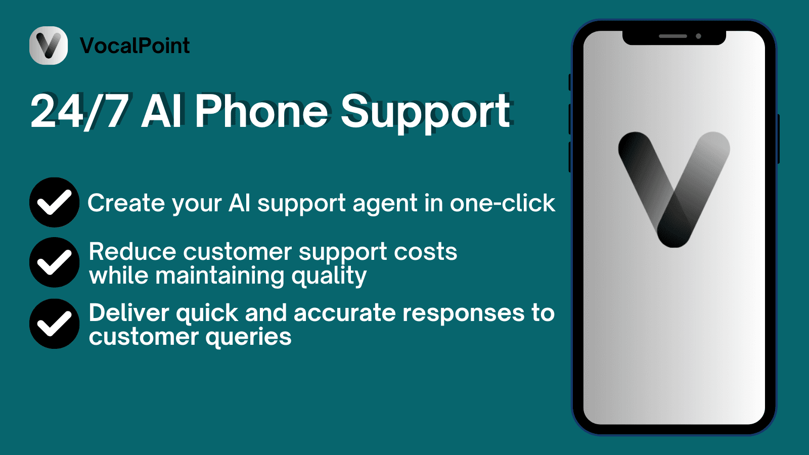 VocalPoint AI phone support for Shopify stores